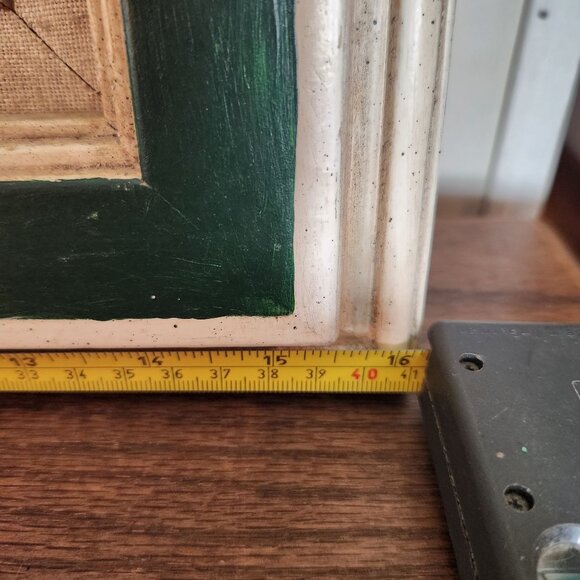 Vintage French Country Framed Floral Still life Oil Painting Signed Nancy Lee - Picture 6 of 7